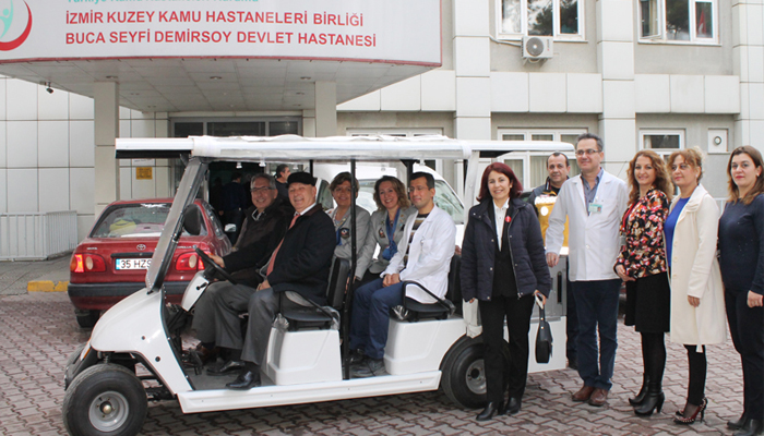 Hastalar Hastane İçinde Konforlu Ulaşıma Kavuştular